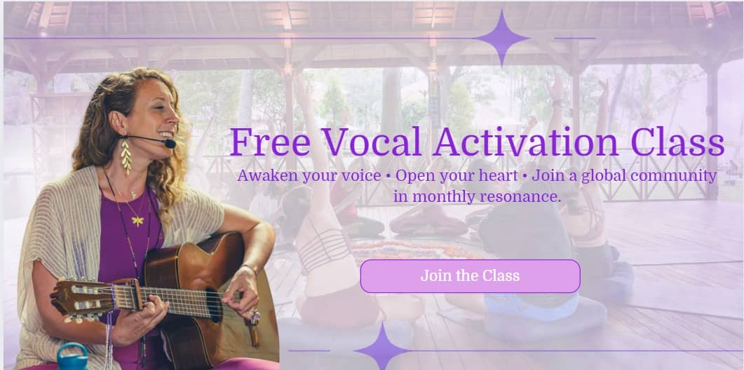 A Free Somatic Voice Class to close the year – Dec 30