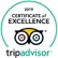 TripAdvisor Certificate of Excellence