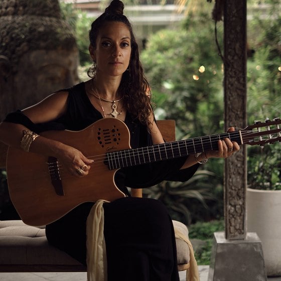 Marlia Coeur, guest facilitator in circle song and improvisation