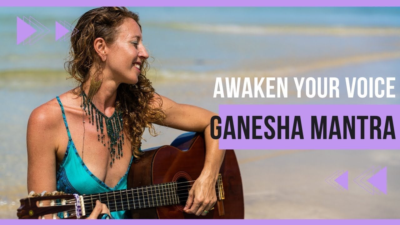 Francie teaching: Ganesha mantra, to clear the way