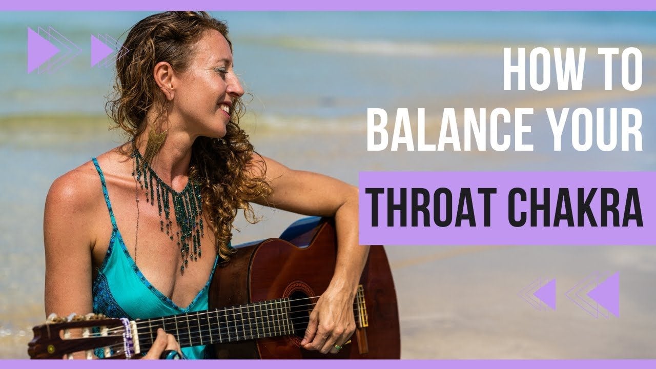 Francie teaching: Balancing your throat chakra